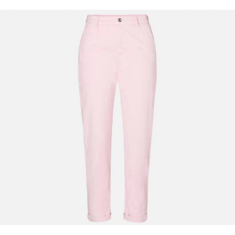 NEW MAC JEANS women's turn up chinos in pink